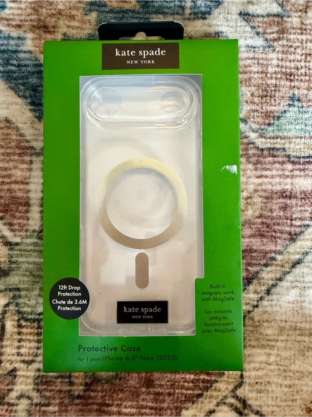 case-mate Clear iPhone Case with Gold Ring Accents iPhone 17 air